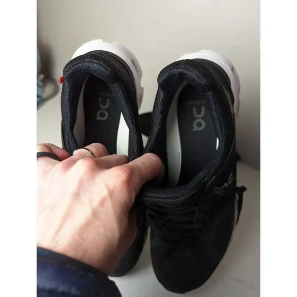 On Running Black and White Athletic Shoes - Picture 10 of 10